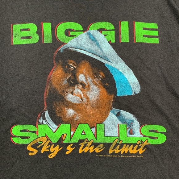 NWOT Rowdy Sprout Biggie Smalls T-shirt Unisex size 8 - Picture 3 of 6